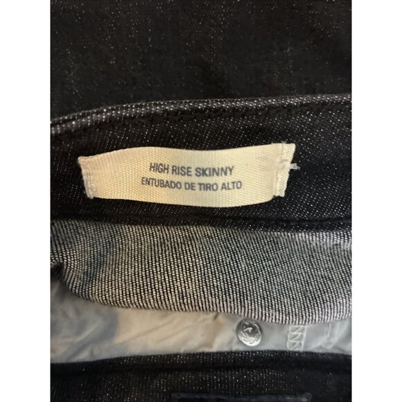 Universal Thread Womens Size 6 Black High Rise Skinny Jeans Stretch Denim Casual - Picture 4 of 6